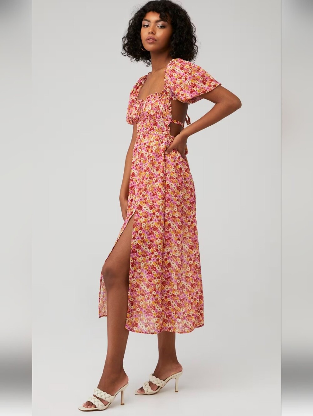 For Love & Lemons Felicia Midi Dress Sz. Sm $238